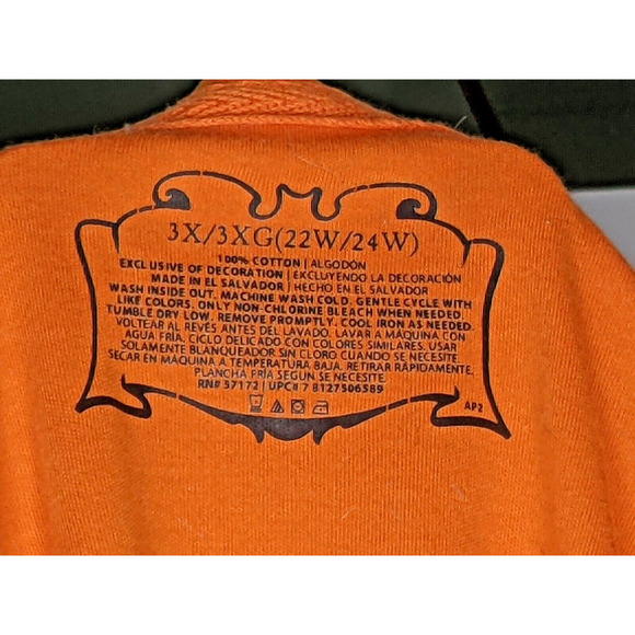 Halloween Top LS Tshirt Witch Embroidered 100% Cotton READ - Picture 4 of 8